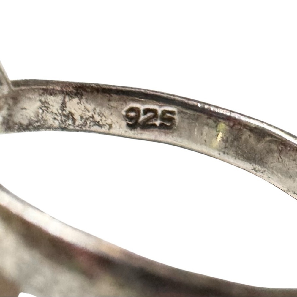 Vintage Sterling Silver Blooming Rose Ring (5) - Picture 8 of 8